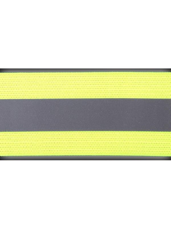 Повязка нарукавная светоотражающая, эластичная, на липучке, 35 × 3,8 см