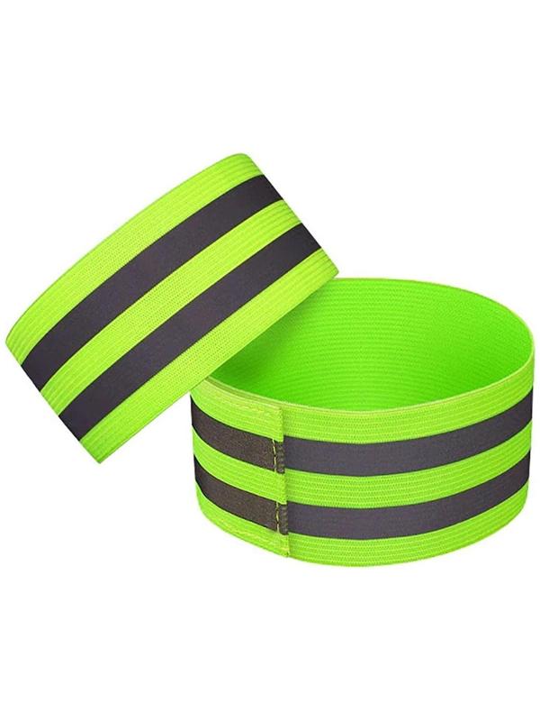 Повязка нарукавная светоотражающая, эластичная, на липучке, 35 × 4,8 см