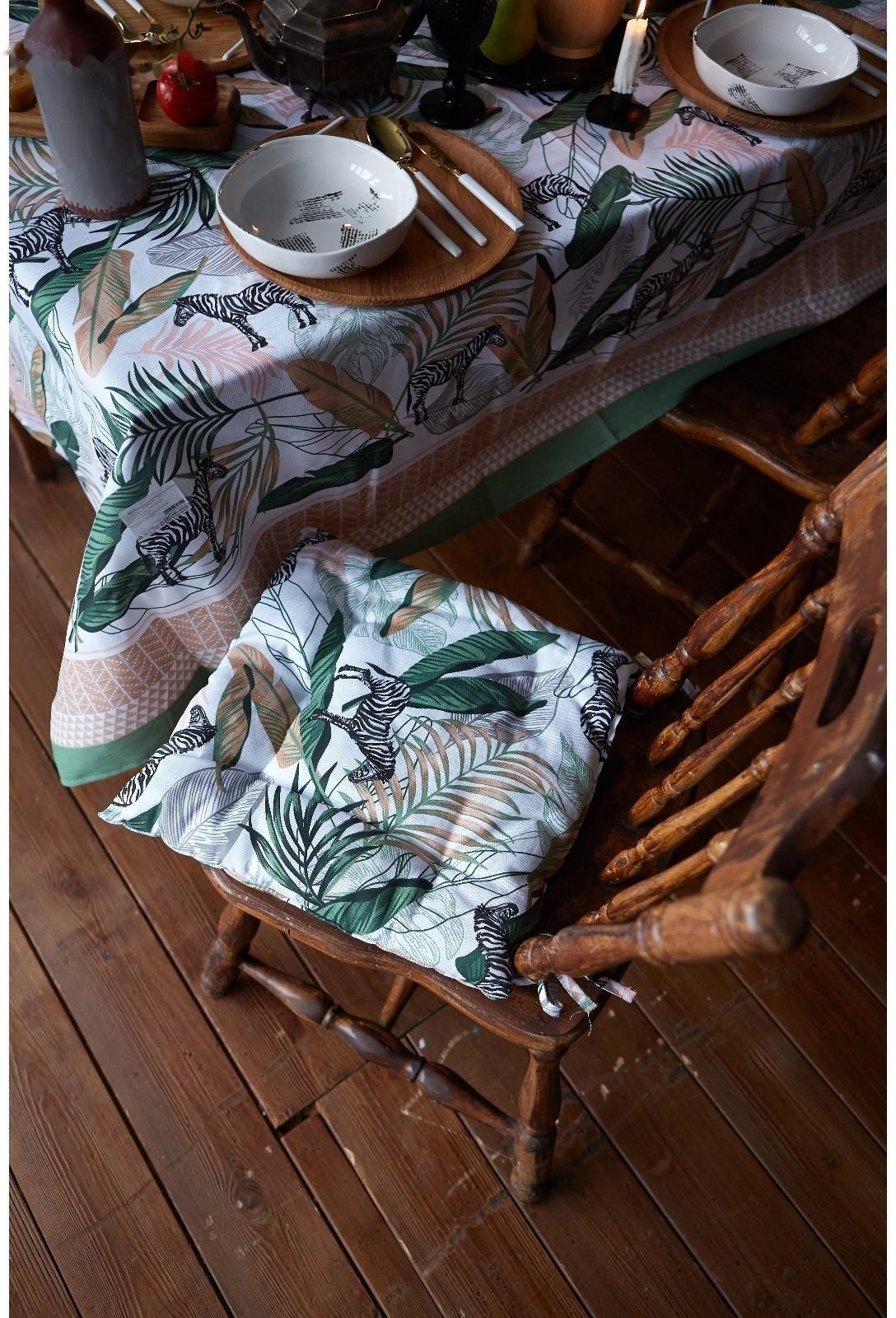 Сидушка на стул Доляна Modern kitchen 42х42х7см, МИКС,100% хл,164 г/м2