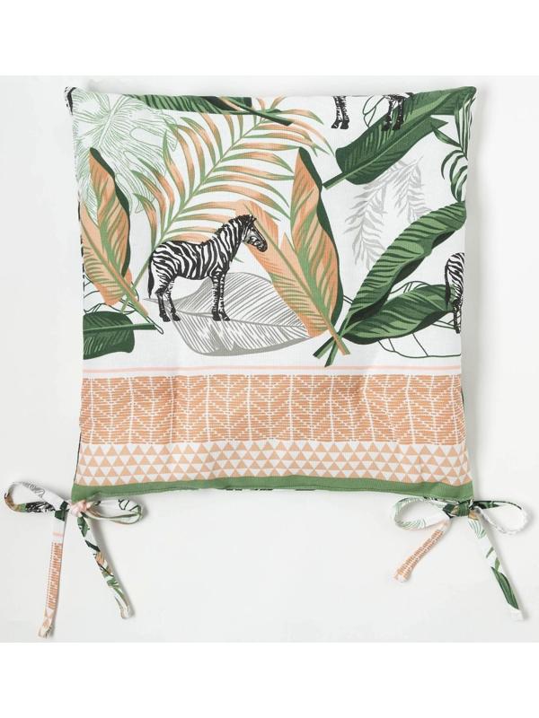 Сидушка на стул Доляна Modern kitchen 42х42х7см, МИКС,100% хл,164 г/м2