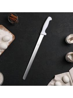 Нож для бисквита, рабочая поверхность 34 см, крупные зубчики