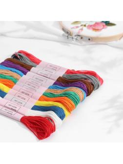 Набор ниток мулине №19, 8 ± 1 м, 12 шт