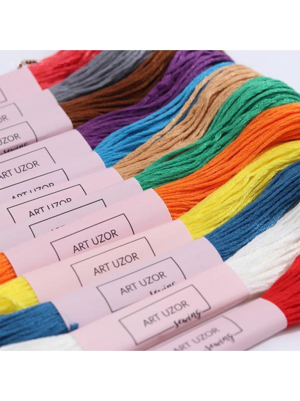 Набор ниток мулине №19, 8 ± 1 м, 12 шт