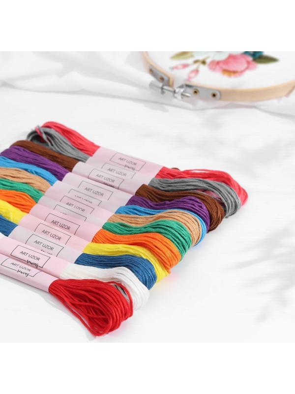 Набор ниток мулине №19, 8 ± 1 м, 12 шт