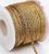 Нить для плетения, d = 3 мм, 15 ± 1 м, цвет золотой