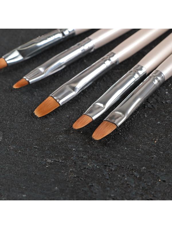 Набор кондитерских кисточек для декорирования «Кристалл», 5 шт