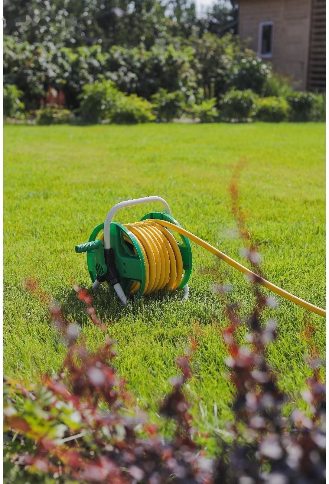 Катушка для шланга до 30 метров, металл, пластик