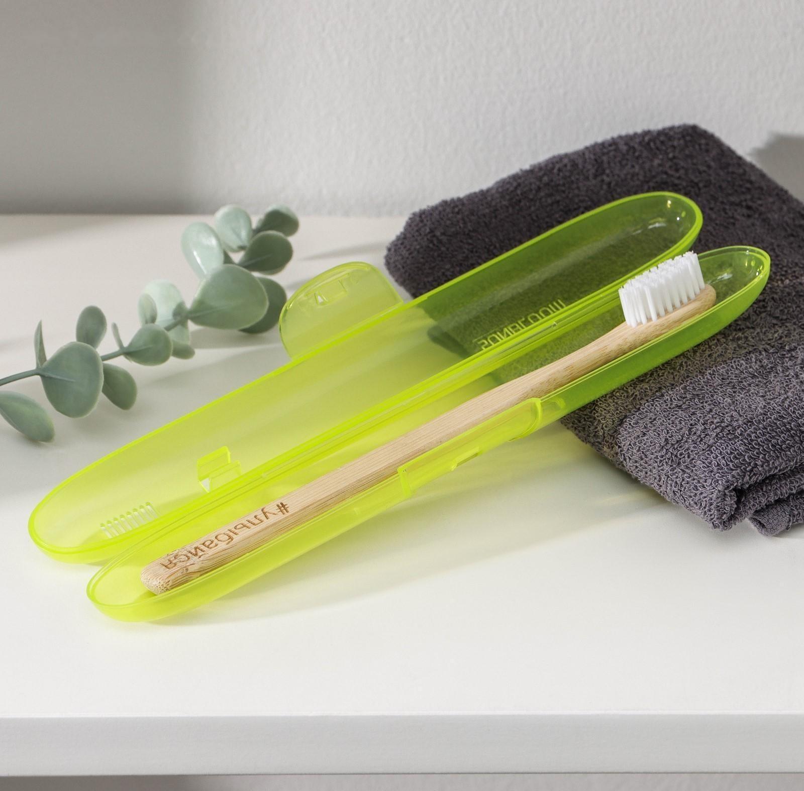 Футляр для зубной щётки, 21 см, цвет МИКС