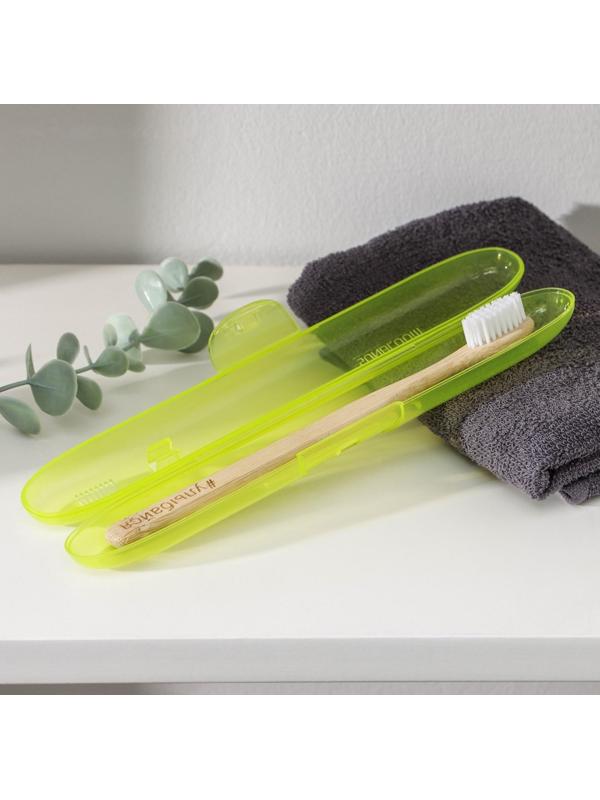 Футляр для зубной щётки, 21 см, цвет МИКС