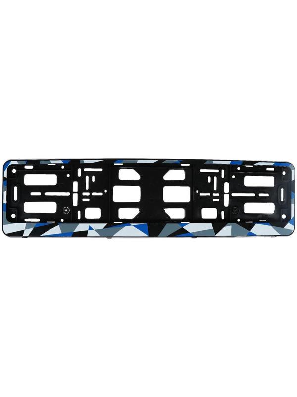 Рамка для автомобильного номера, книжка, синяя, 