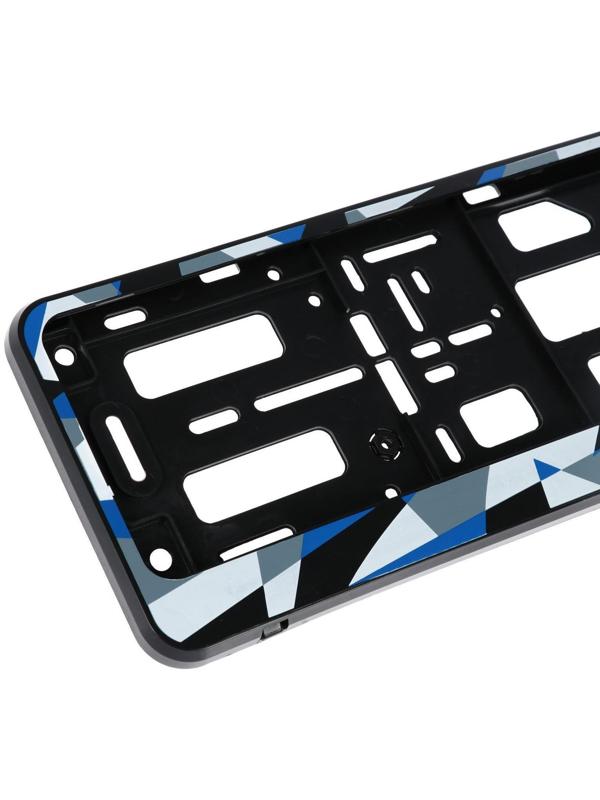 Рамка для автомобильного номера, книжка, синяя, 