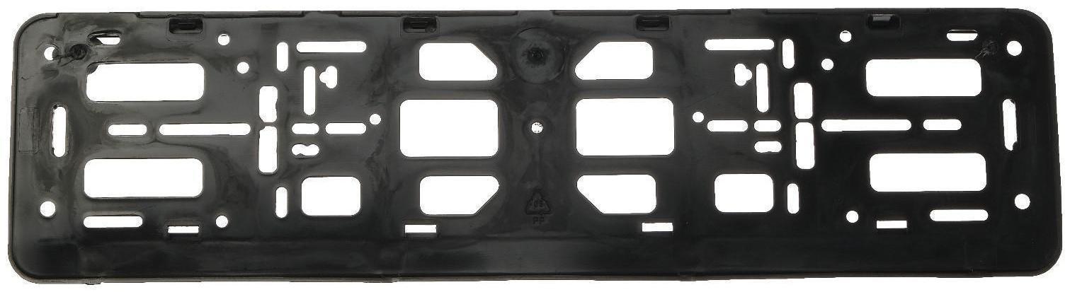 Рамка для автомобильного номера, книжка, черная 