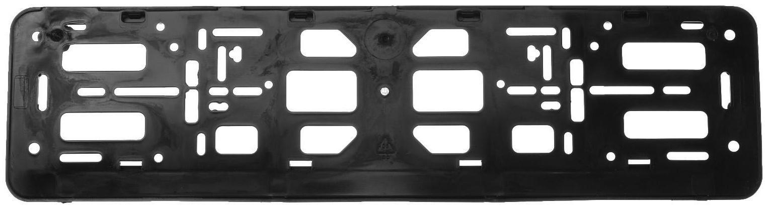 Рамка для автомобильного номера, книжка, черная, 