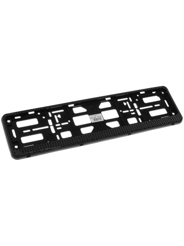 Рамка для автомобильного номера, книжка, черная, 