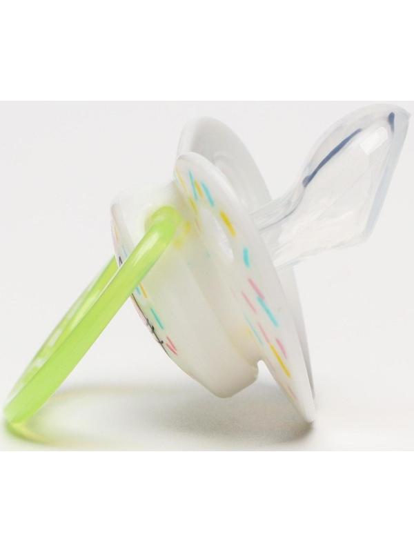 Соска-пустышка ортодонтическая, силикон, от 0 мес., с колпачком, «Кошечка»