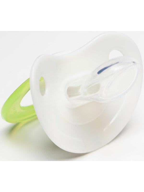 Соска-пустышка ортодонтическая, силикон, от 0 мес., с колпачком, «Кошечка»