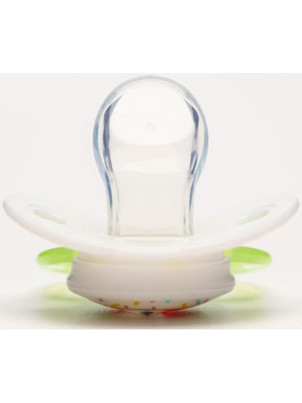 Соска-пустышка ортодонтическая, силикон, от 0 мес., с колпачком, «Кошечка»