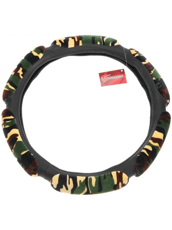 Оплётка TORSO, анатомическая, велюр 6 подушек, размер 38 см, защитный цвет