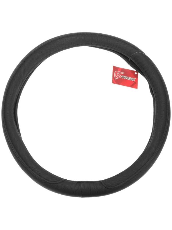 Оплётка TORSO, кожа PU, перфорация, размер 38 см, черный