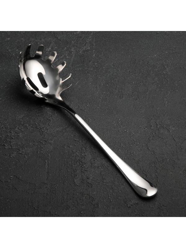 Ложка для спагетти из нержавеющей стали «Моника», h=27 см