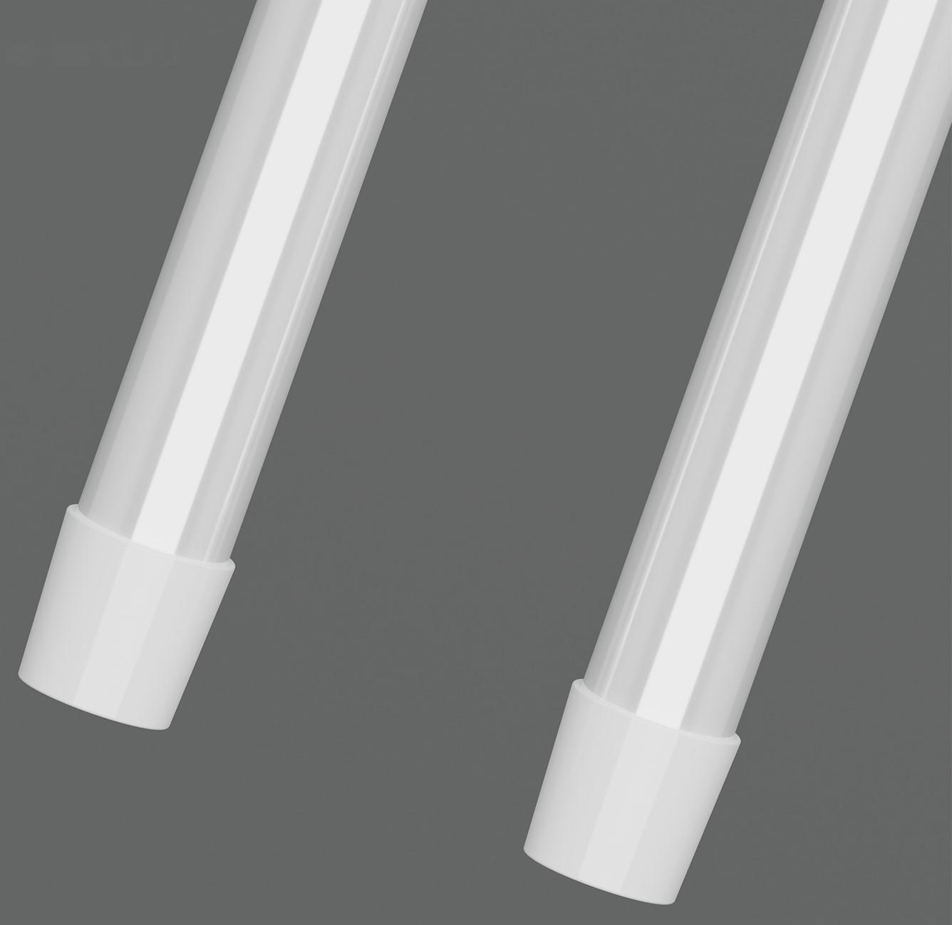 Набор карнизов универсальных 40-65 см, 2 шт, цвет белый