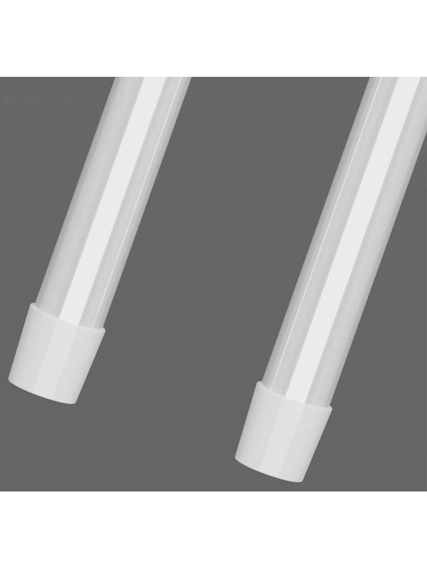 Набор карнизов универсальных 40-65 см, 2 шт, цвет белый