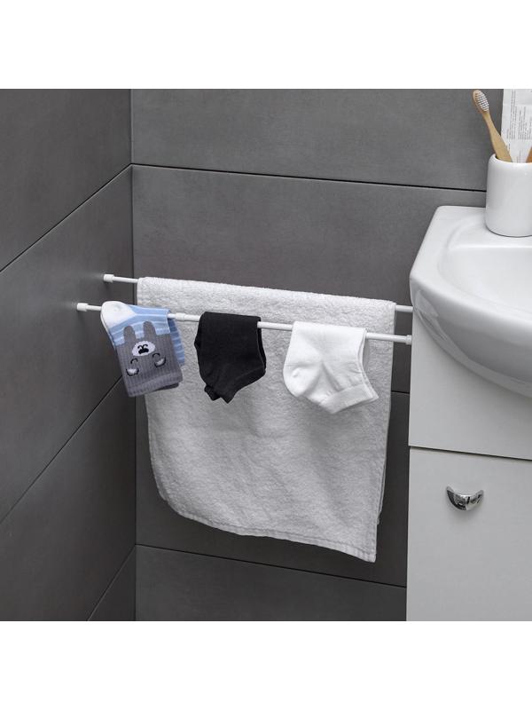 Набор карнизов универсальных 60-95 см, 2 шт, цвет белый