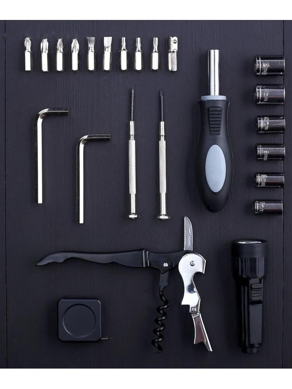 Набор инструментов «Настоящий мужчина», в бутылке, 22 предмета