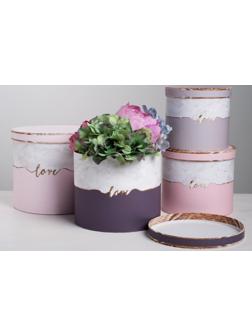 Набор коробок 4 в 1 «Мрамор», 14 х 14 х 13 - 20 х 20 х 17,5 см