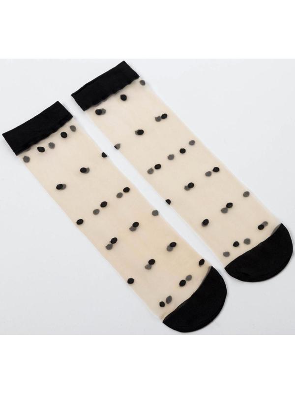 Набор стеклянных женских носков (3 пары) MINAKU размер 36-37 (23 см)