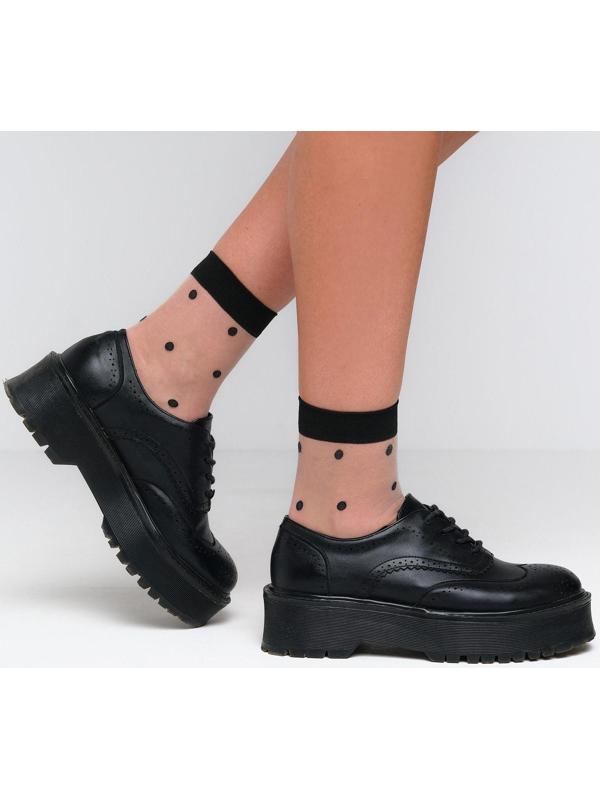 Набор стеклянных женских носков (3 пары) MINAKU размер 36-37 (23 см)