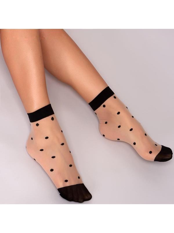 Набор стеклянных женских носков (3 пары) MINAKU размер 36-37 (23 см)