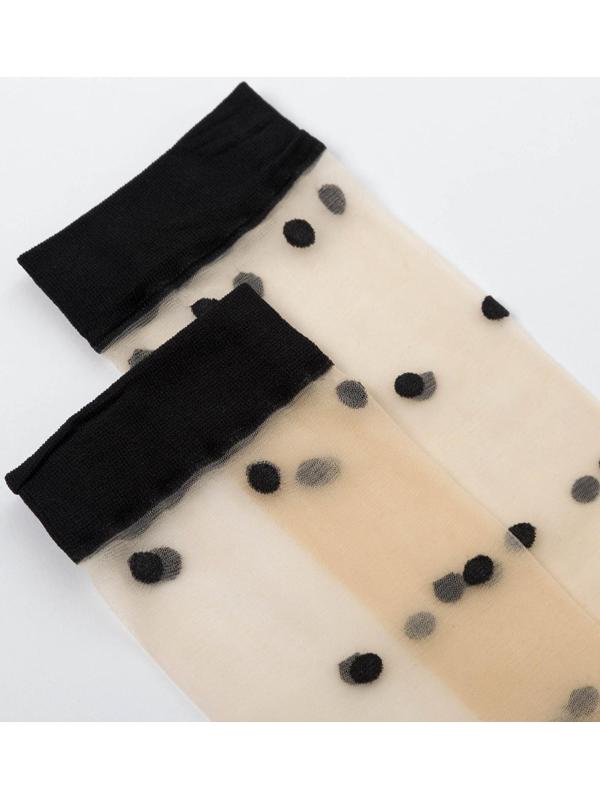 Набор стеклянных женских носков (3 пары) MINAKU размер 36-37 (23 см)