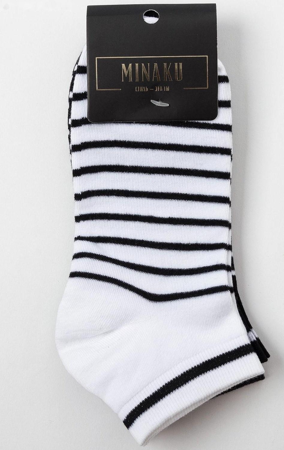 Набор носков мужских MINAKU «Полоса», 3 пары, размер 40-41 (27 см)