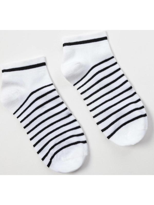Набор носков мужских MINAKU «Полоса», 3 пары, размер 40-41 (27 см)