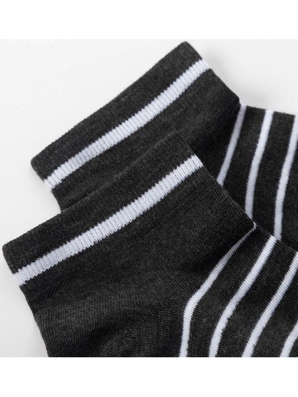 Набор носков мужских MINAKU «Полоса», 3 пары, размер 40-41 (27 см)