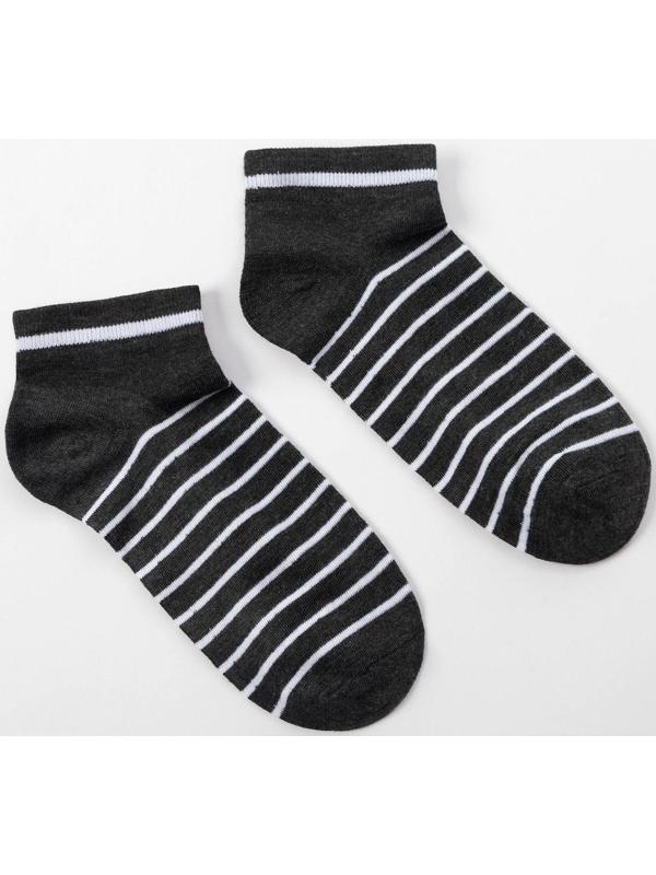 Набор носков мужских MINAKU «Полоса», 3 пары, размер 40-41 (27 см)