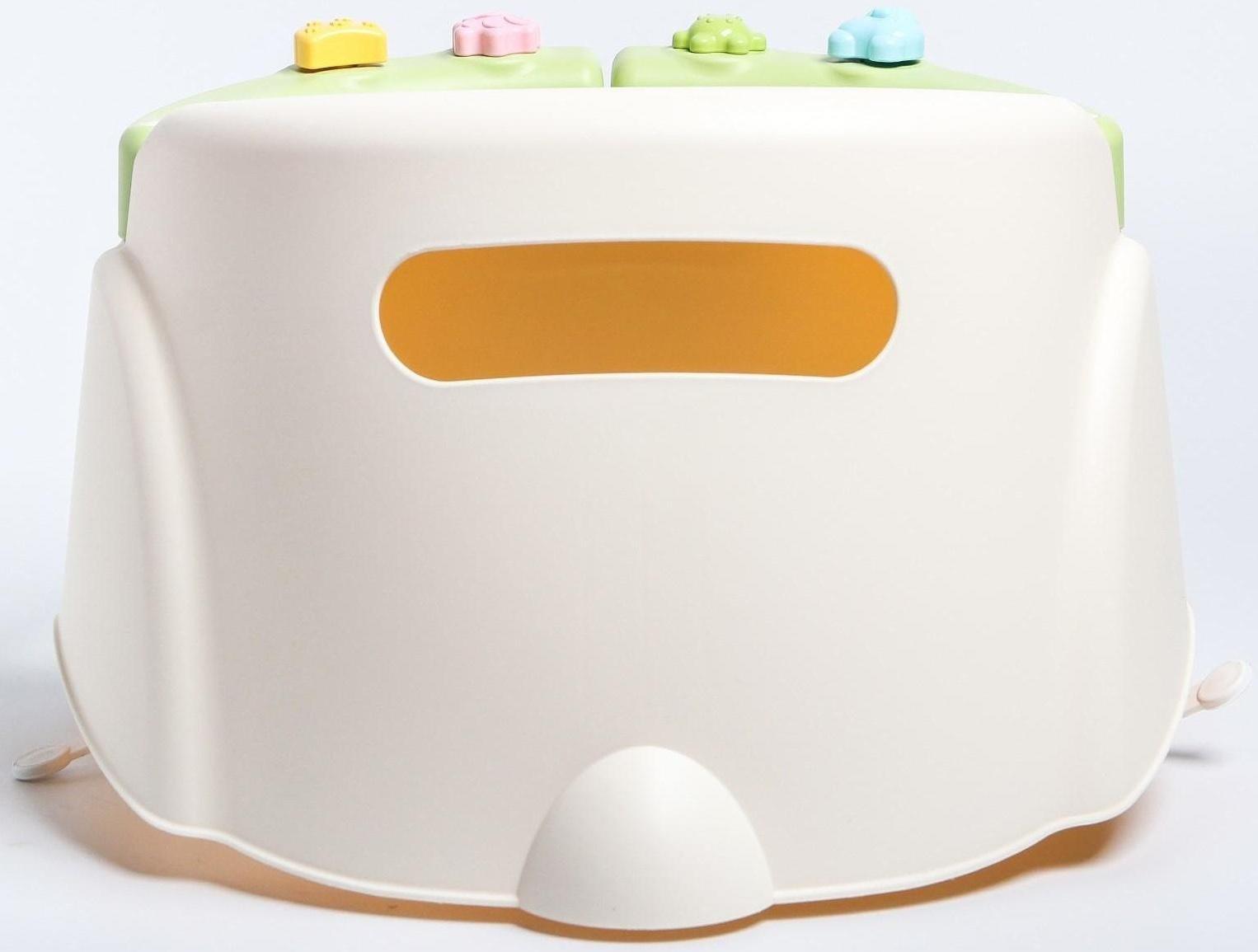 Сиденье для купания со съемным бампером, цвет зеленый