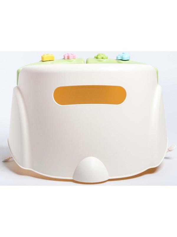 Сиденье для купания со съемным бампером, цвет зеленый