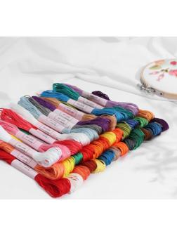 Набор ниток мулине №17/18/19, 8 ± 1 м, 36 шт