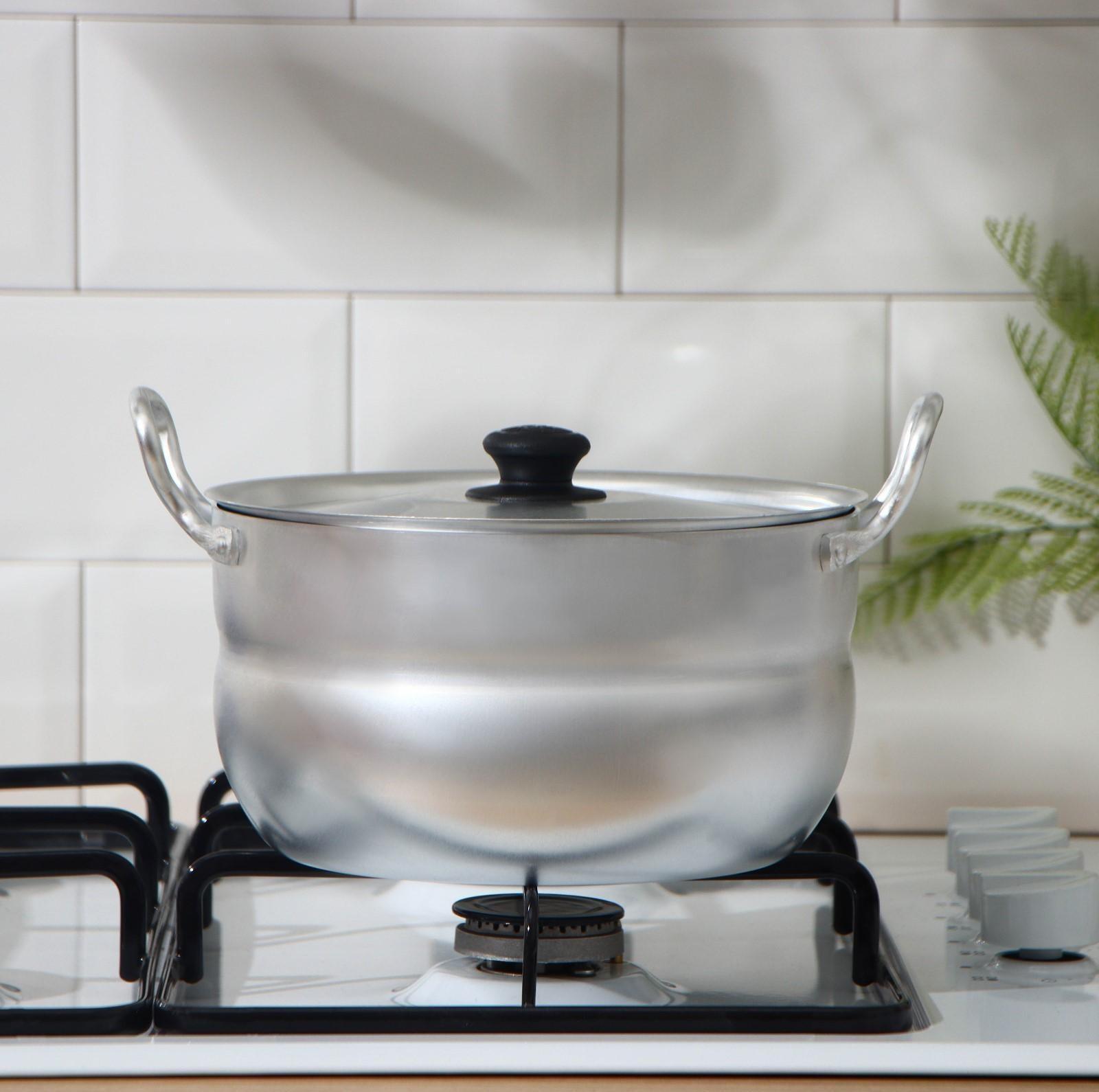 Кастрюля, 3 л, металлическая крышка, цвет хромированный