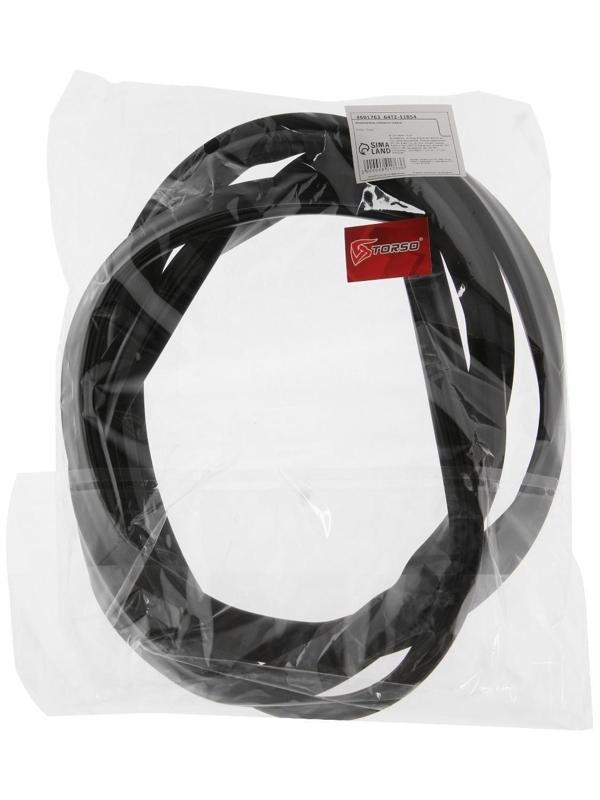 Уплотнитель лобового стекла TORSO, 1.6 м, черный