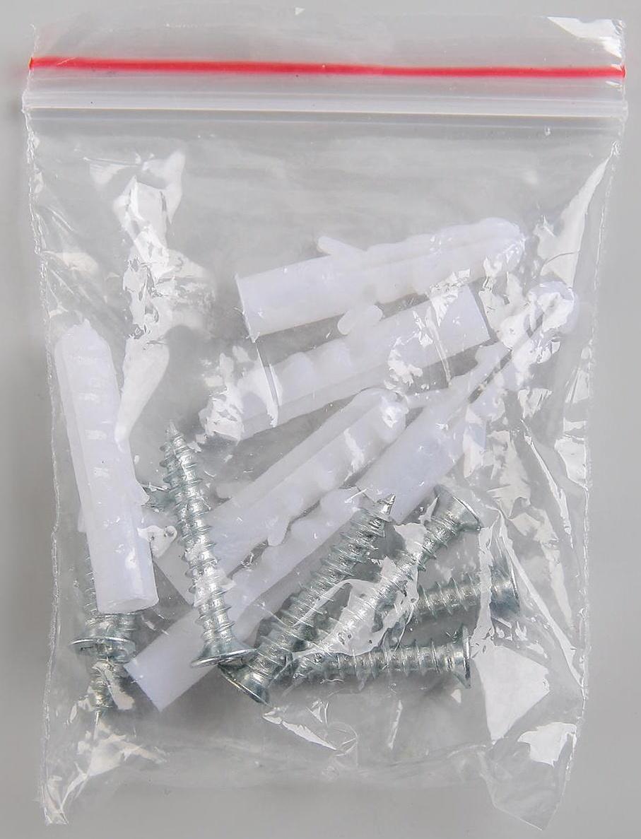 Карниз для ванной комнаты п-образный, 90×90×90 см, нержавеющая сталь