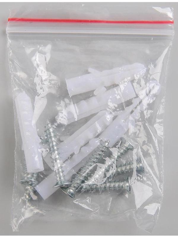 Карниз для ванной комнаты п-образный, 90×90×90 см, нержавеющая сталь