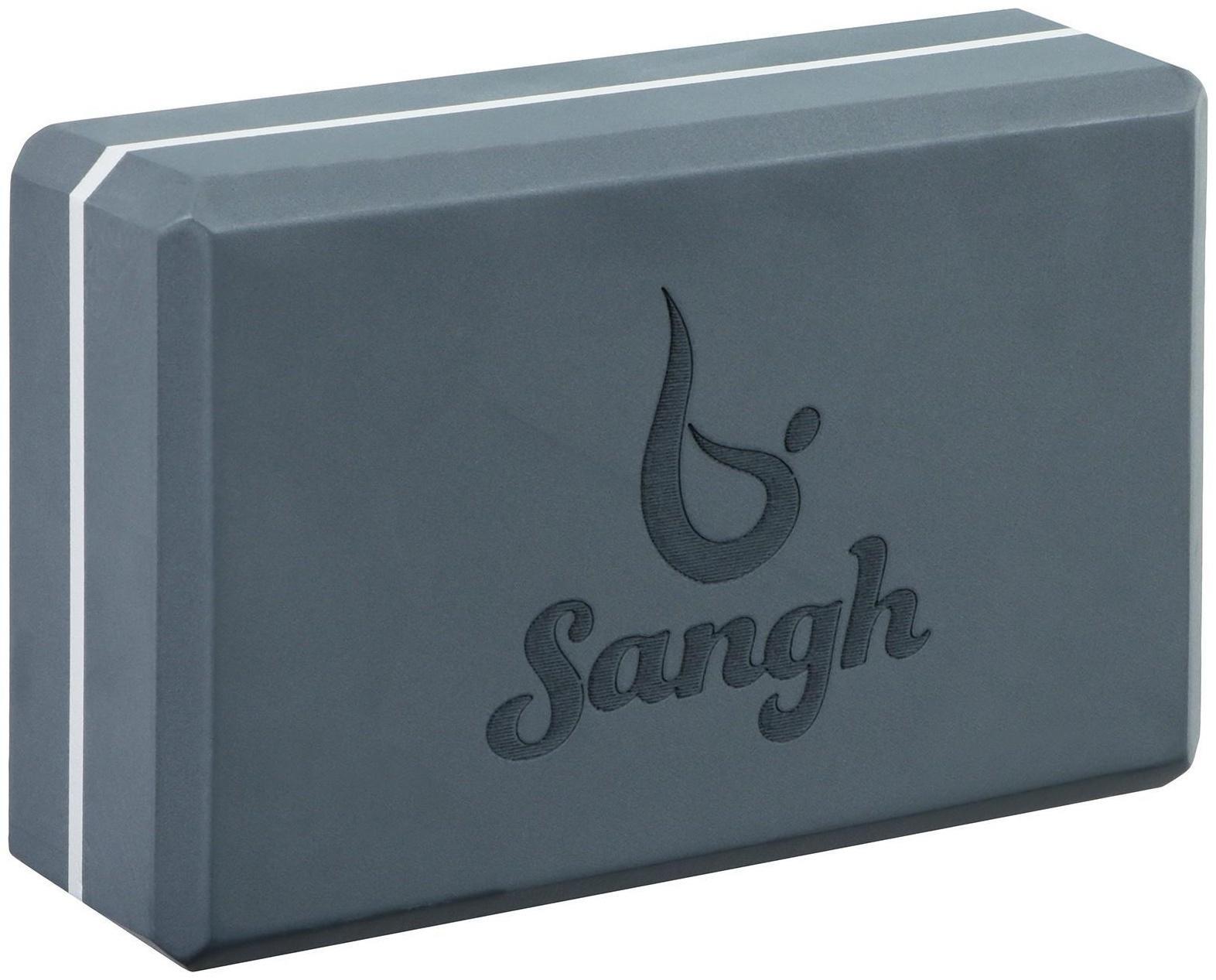 Блок для йоги 23 х 15 х 8 см, вес 120 г, цвет серый