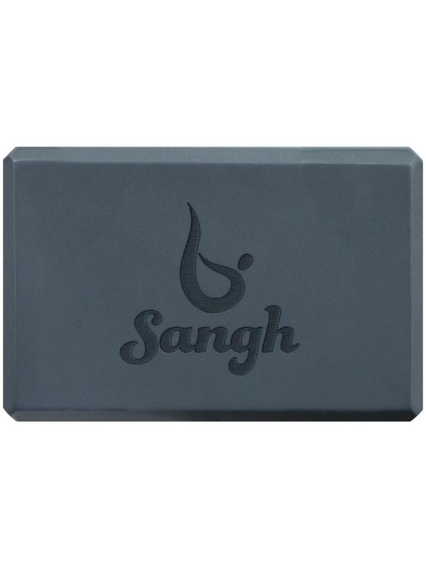 Блок для йоги 23 х 15 х 8 см, вес 120 г, цвет серый