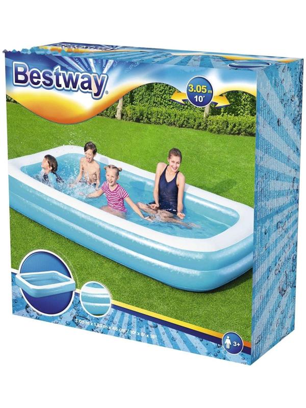 Бассейн надувной, 305 x 183 x 46 см, 54150 Bestway