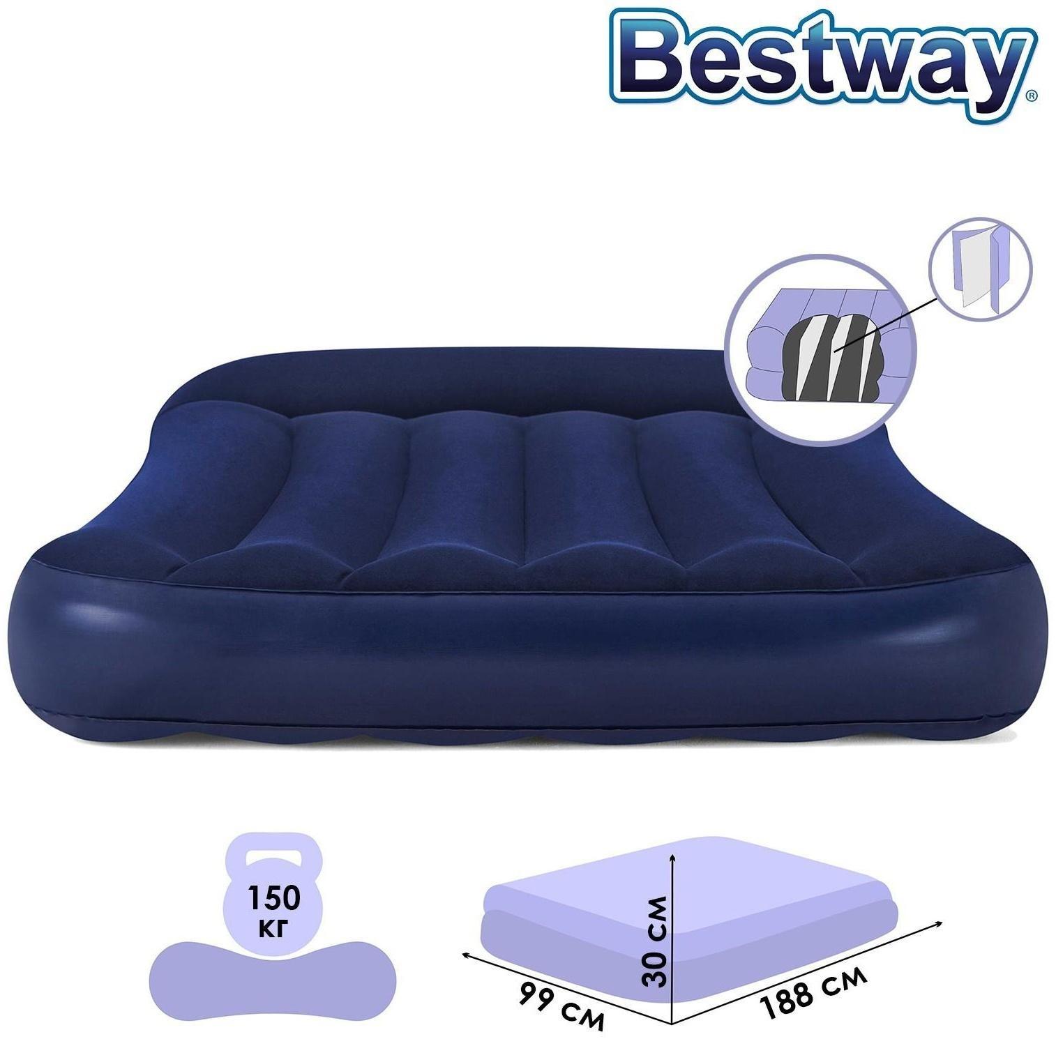Кровать надувная Twin, 188 x 99 x 30 см, 67680 Bestway
