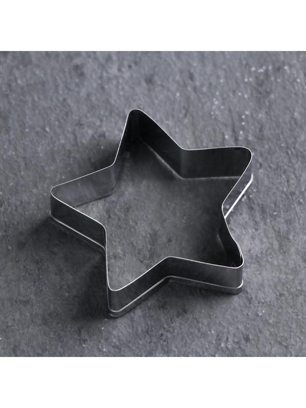 Набор кондитерский «Лориэн», 10 предметов: форма для выпечки 5 шт «Звезда», 3 насадки, адаптер, мешок