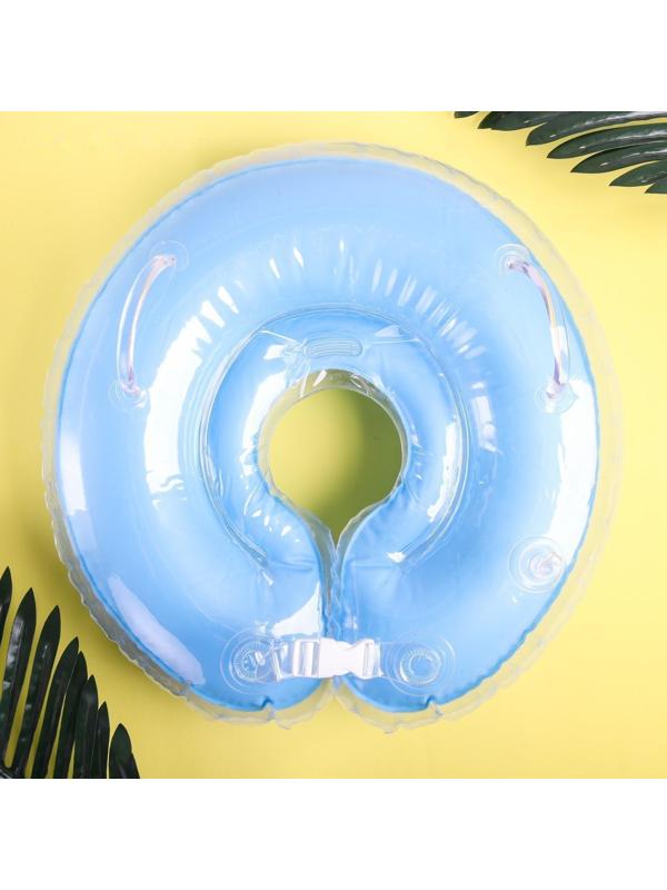 Круг детский на шею, для купания, «Джентльмен», от 1 мес, двухкамерный, с погремушками